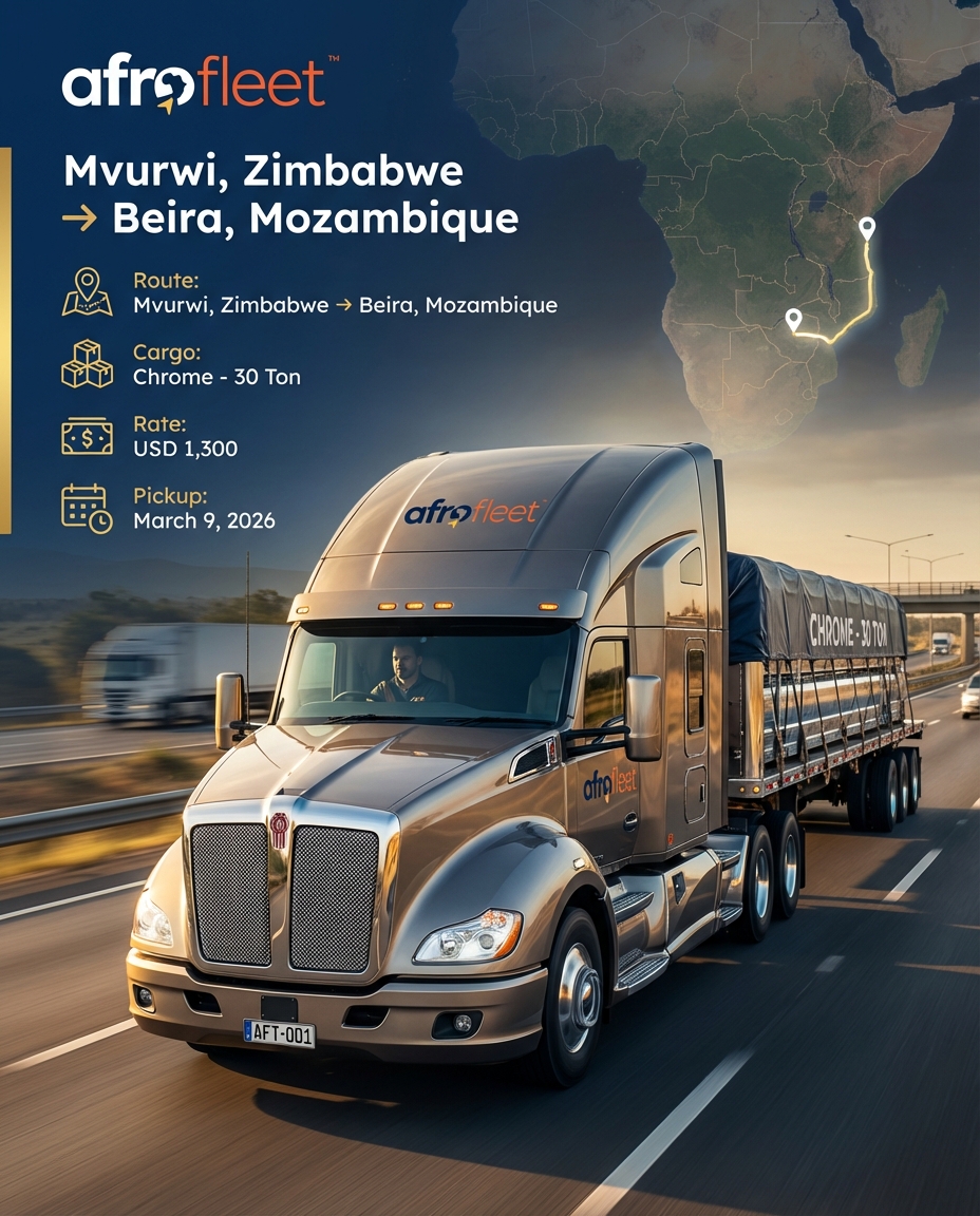 Poster for Chrome from Mvurwi, Zimbabwe to Beira, Mozambique