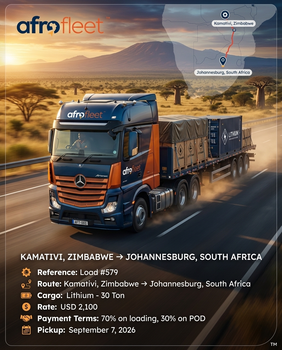 Poster for Lithium  from Kamativi, Zimbabwe to Johannesburg, South Africa