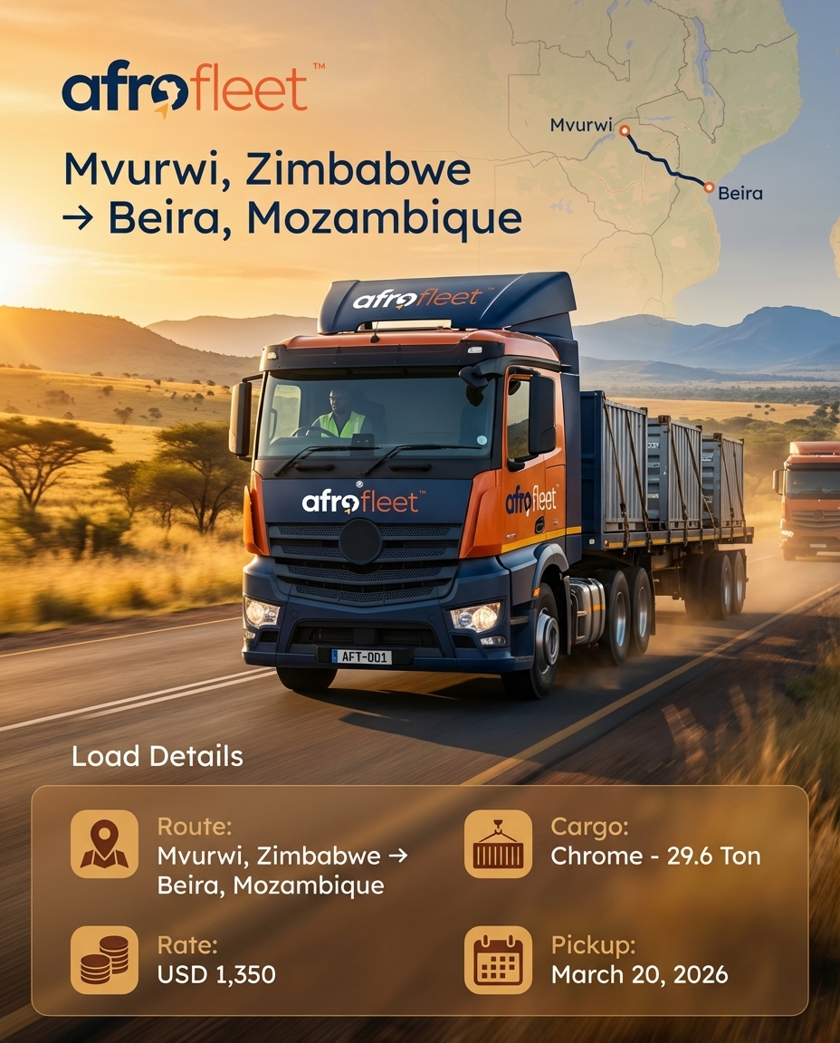 Poster for Chrome from Mvurwi, Zimbabwe to Beira, Mozambique