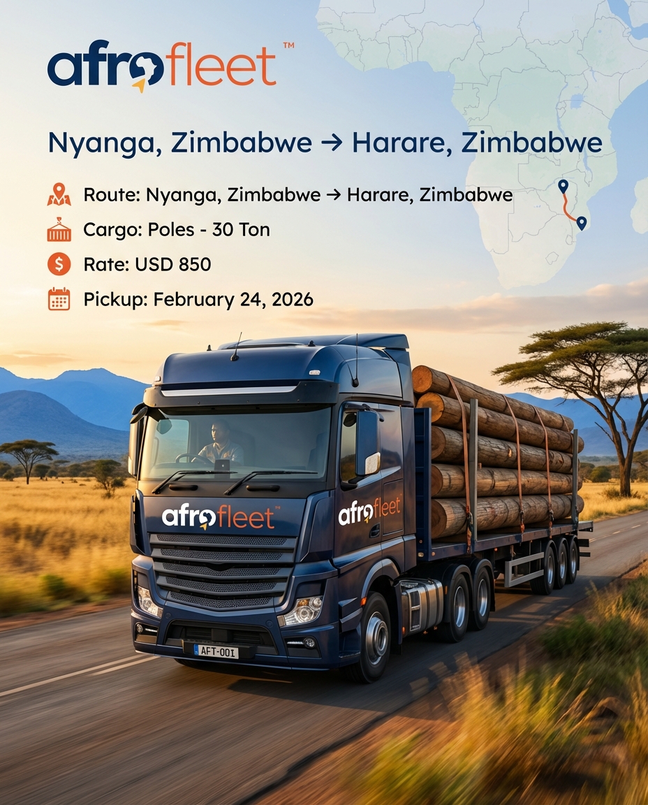 Poster for Poles from Nyanga, Zimbabwe to Harare, Zimbabwe
