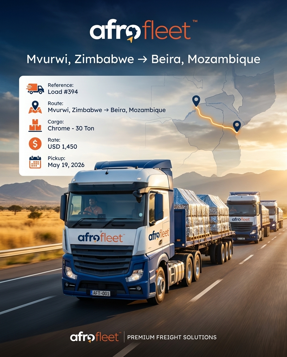 Poster for Chrome from Mvurwi, Zimbabwe to Beira, Mozambique