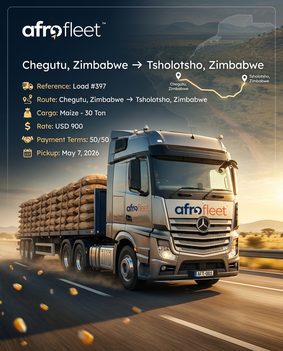 Poster for Maize from Chegutu, Zimbabwe to Tsholotsho, Zimbabwe