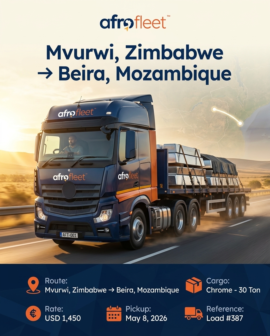 Poster for Chrome from Mvurwi, Zimbabwe to Beira, Mozambique