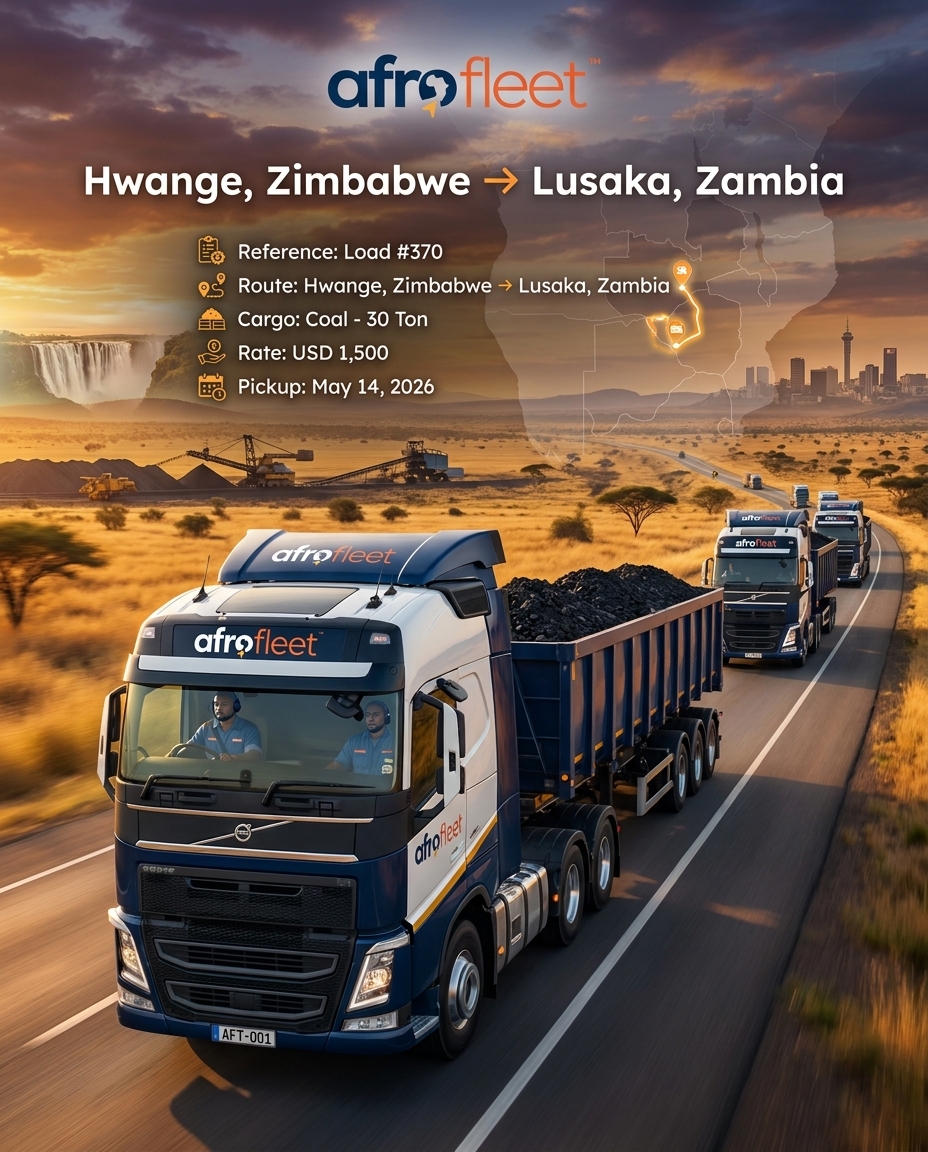 Poster for Coal from Hwange, Zimbabwe to Lusaka, Zambia