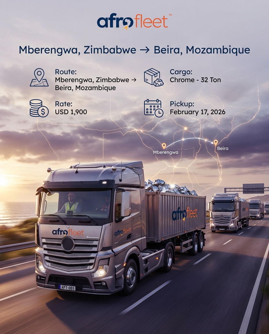 Poster for Chrome from Mberengwa, Zimbabwe to Beira, Mozambique