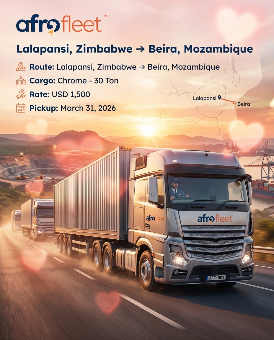 Poster for Chrome from Lalapansi, Zimbabwe to Beira, Mozambique