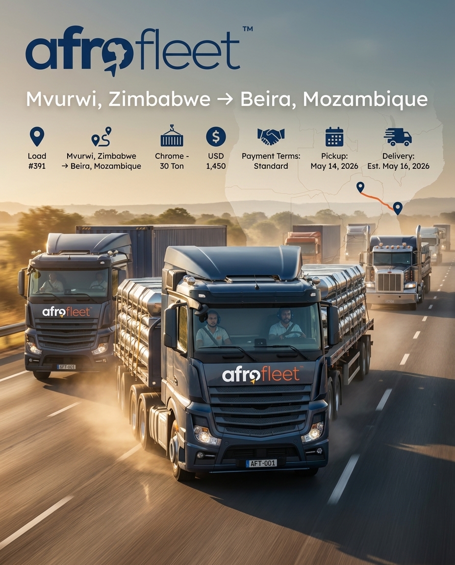 Poster for Chrome from Mvurwi, Zimbabwe to Beira, Mozambique
