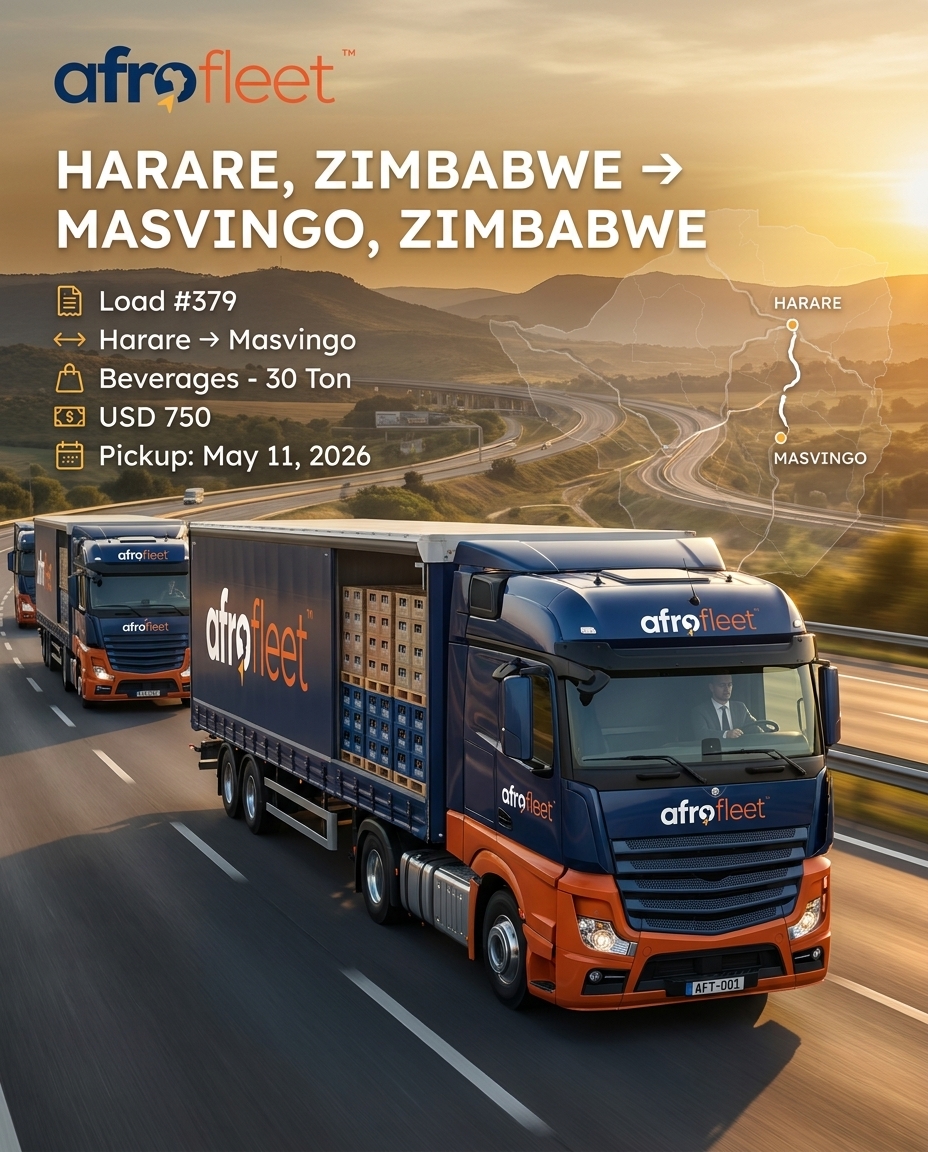 Poster for Beverages from Harare, Zimbabwe to Masvingo, Zimbabwe