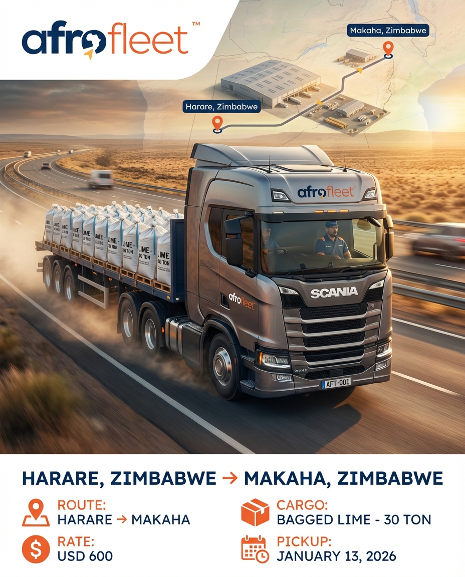 Poster for Bagged Lime from Harare, Zimbabwe to Makaha, Zimbabwe