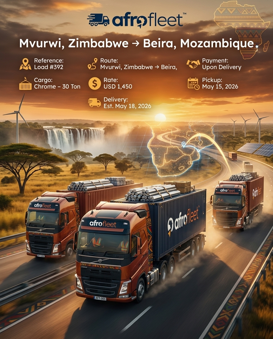 Poster for Chrome from Mvurwi, Zimbabwe to Beira, Mozambique