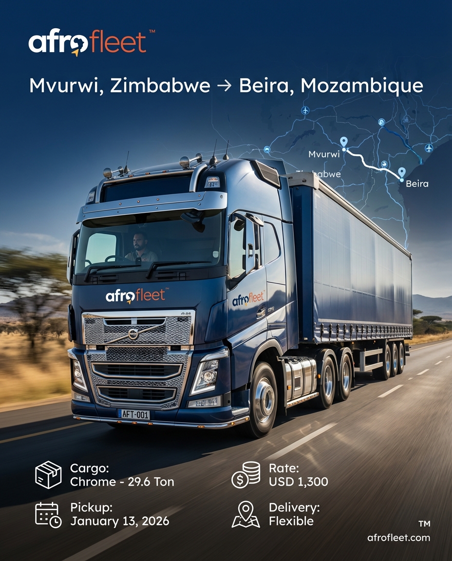 Poster for Chrome from Mvurwi, Zimbabwe to Beira, Mozambique