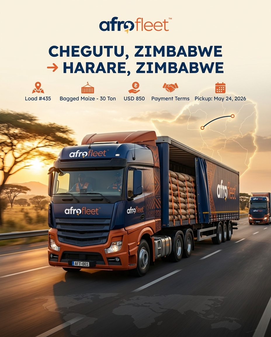 Poster for Bagged Maize from Chegutu, Zimbabwe to Harare, Zimbabwe