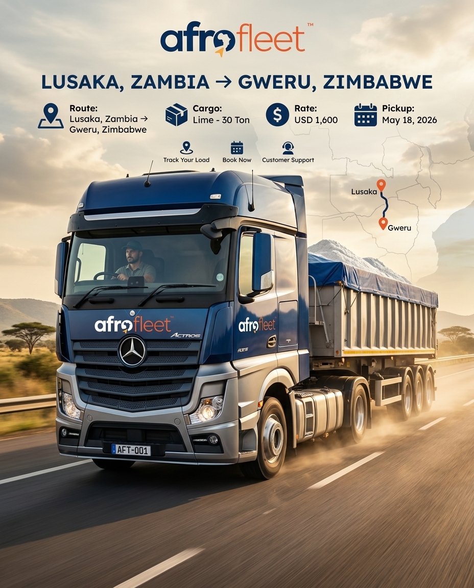 Poster for Lime from Lusaka, Zambia to Gweru, Zimbabwe