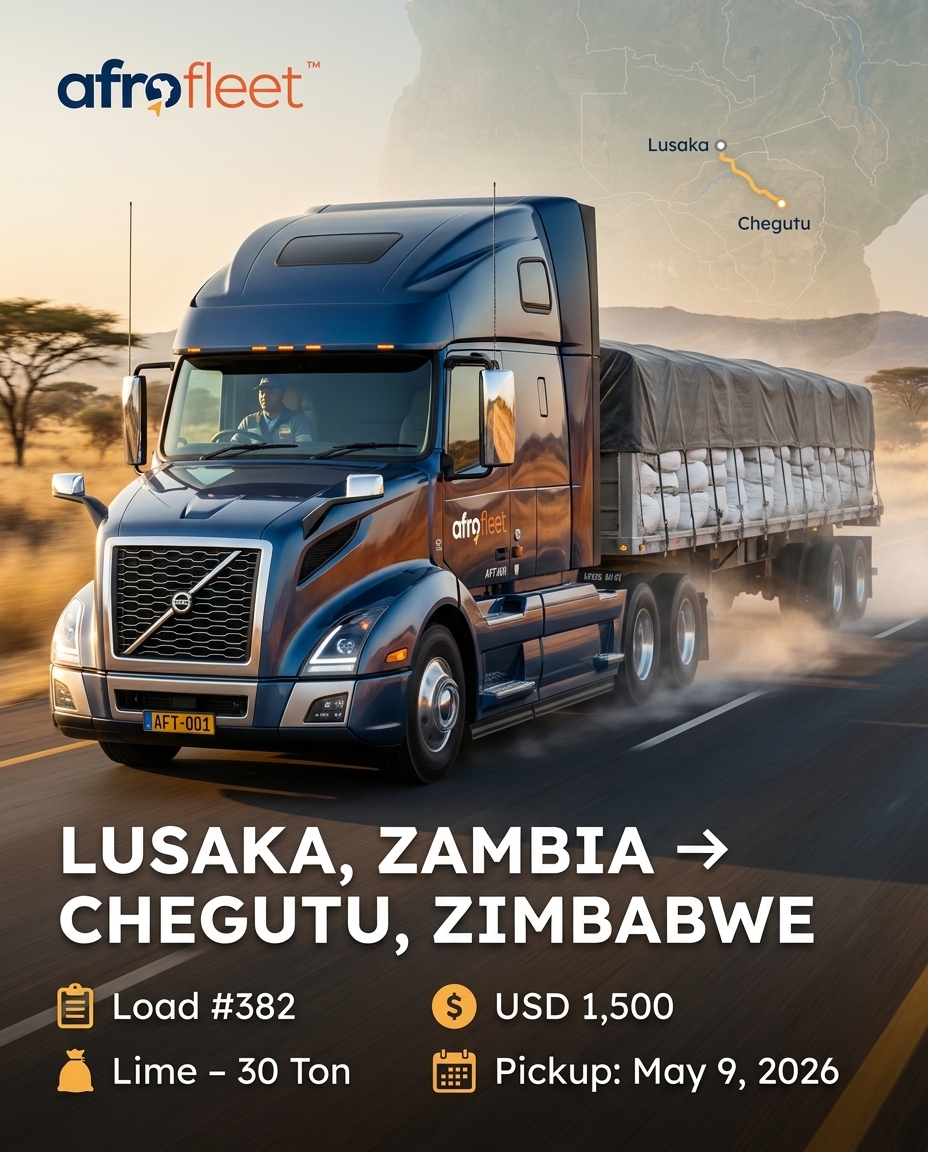 Poster for Lime from Lusaka, Zambia to Chegutu, Zimbabwe