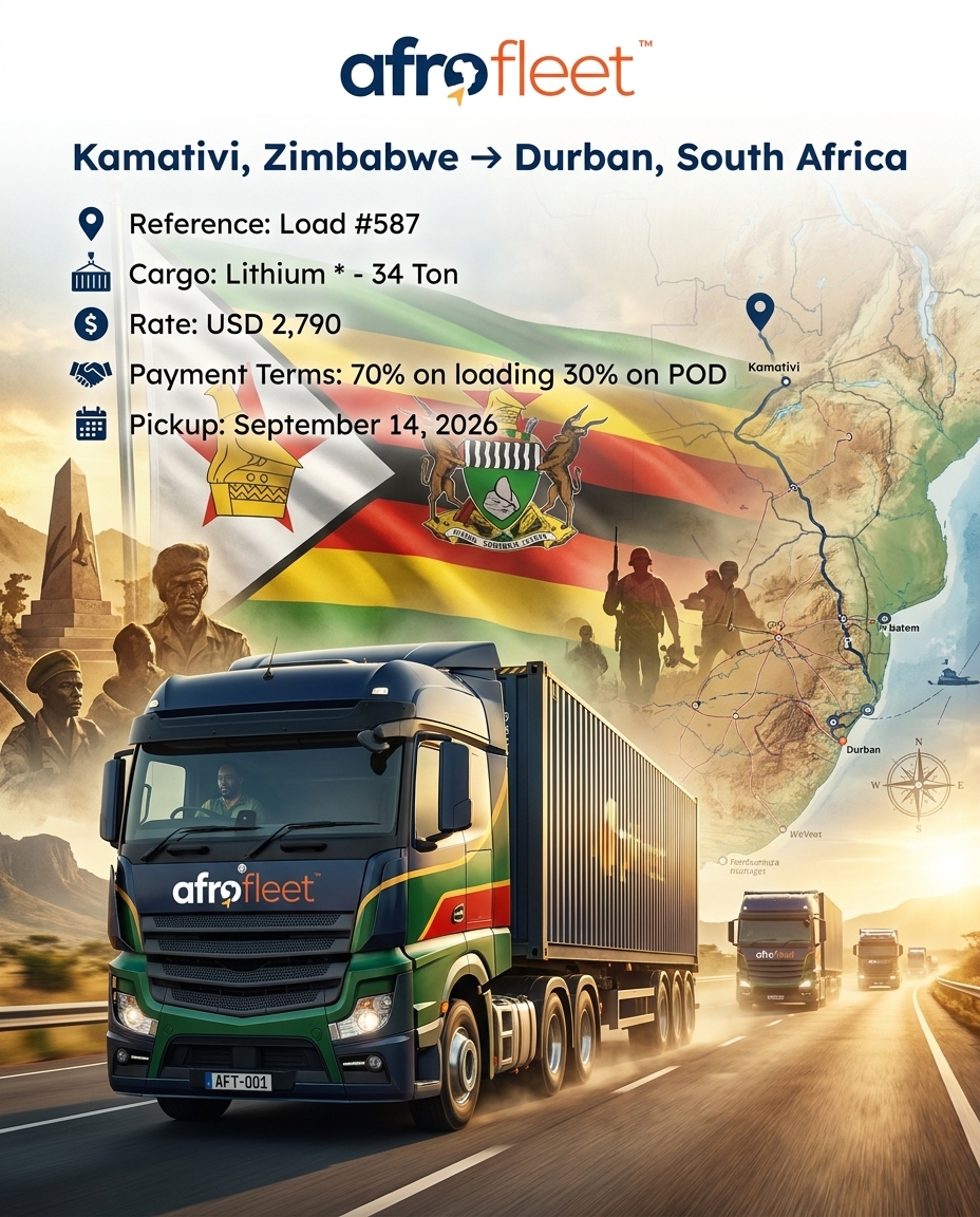 Poster for Lithium * from Kamativi, Zimbabwe to Durban, South Africa