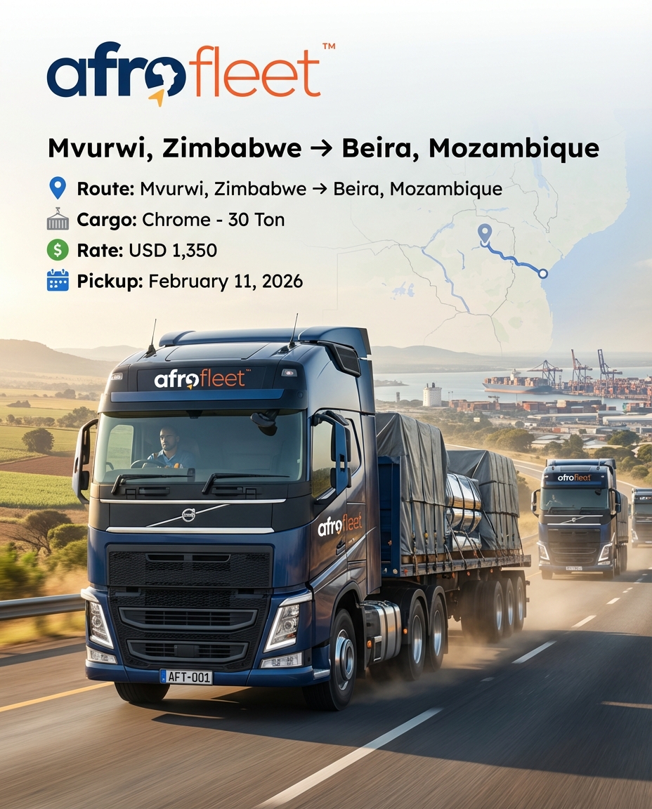 Poster for Chrome from Mvurwi, Zimbabwe to Beira, Mozambique