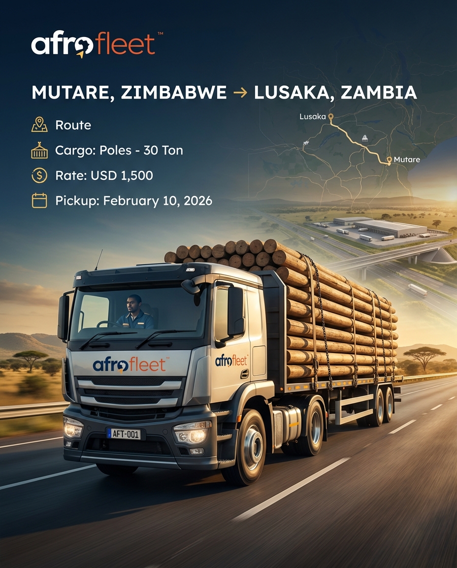 Poster for Poles from Mutare, Zimbabwe to Lusaka, Zambia