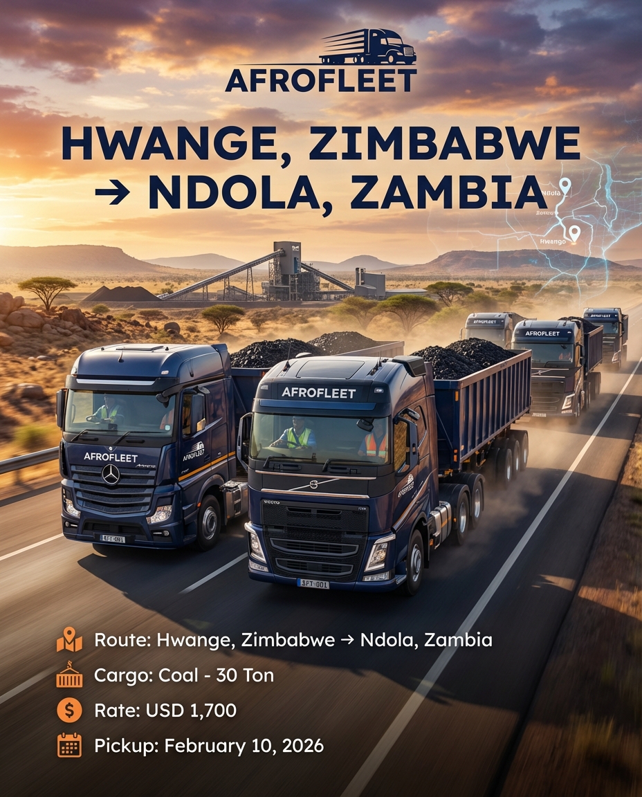 Poster for Coal from Hwange, Zimbabwe to Ndola, Zambia